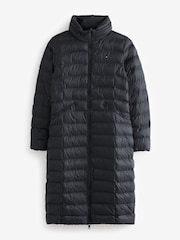 Tommy Hilfiger Blue Padded Maxi Coat - Image 7 of 11