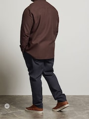 أزرق - بنطلون من التويل القطني من BadRhino Big & Tall - صورة 3 من 6