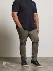 BadRhino Big & Tall Brown Cotton Twill Trousers - Image 1 of 6