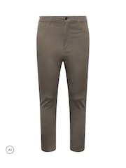 BadRhino Big & Tall Brown Cotton Twill Trousers - Image 5 of 6