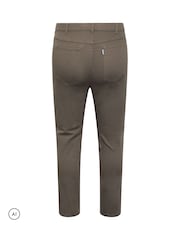 BadRhino Big & Tall Brown Cotton Twill Trousers - Image 6 of 6