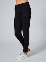 Pineapple Black Viscose Relaxed Fit Jersey Joggers - Image 1 of 5