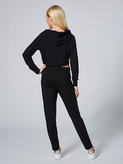 Pineapple Black Viscose Relaxed Fit Jersey Joggers - Image 4 of 5