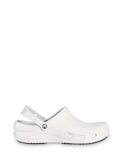 Crocs White Bistro Slip Resistant Work Clog - Image 1 of 5