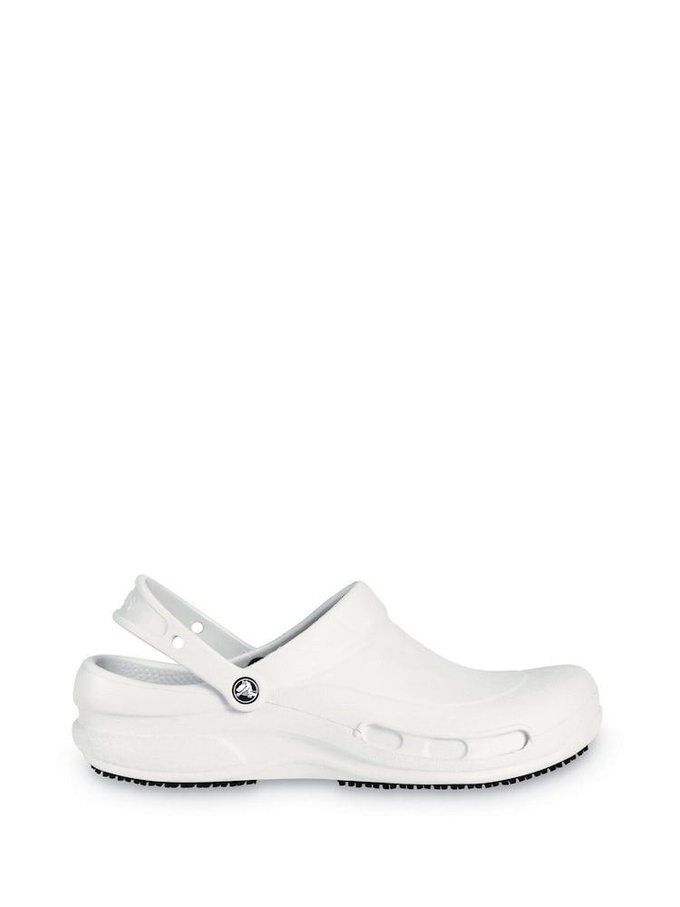 Crocs White Bistro Slip Resistant Work Clog - Image 1 of 5