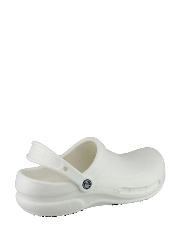 Crocs White Bistro Slip Resistant Work Clog - Image 2 of 5