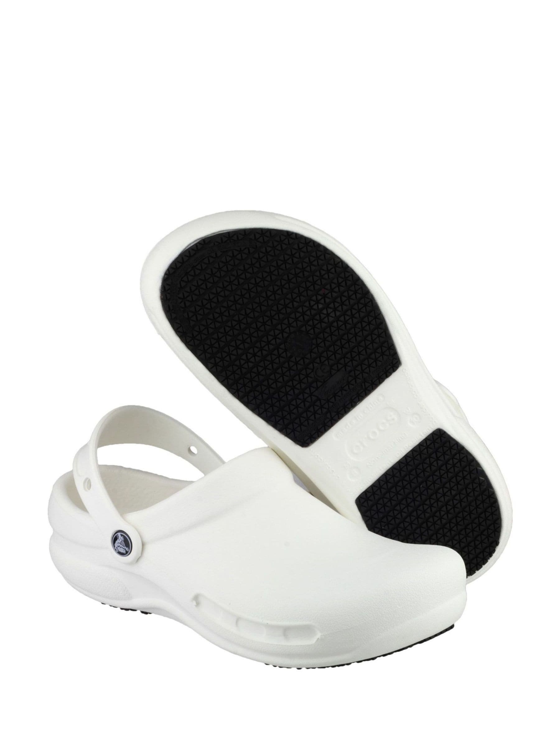 Crocs White Bistro Slip Resistant Work Clog