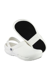 Crocs White Bistro Slip Resistant Work Clog - Image 4 of 5