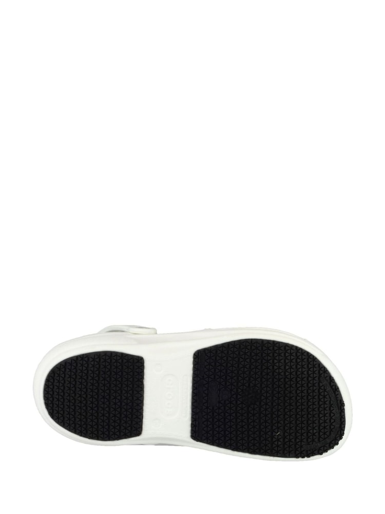 Crocs White Bistro Slip Resistant Work Clog - Image 5 of 5