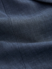 Blue Denim Look Asymmetric Blazer - Image 6 of 6