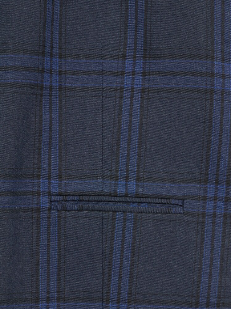 Blue Check Suit: Waistcoat - Image 3 of 3