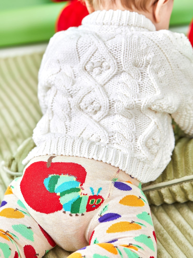 JoJo Maman Bébé Natural The Very Hungry Caterpillar Leggings - Image 3 of 6