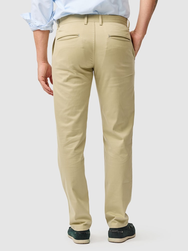 Rodd & Gunn Mid Natural Thomas Road Chino Trousers - Image 2 of 6 Rodd & Gunn Mid Natural Thomas Road Chino Trousers - Image 2 of 6