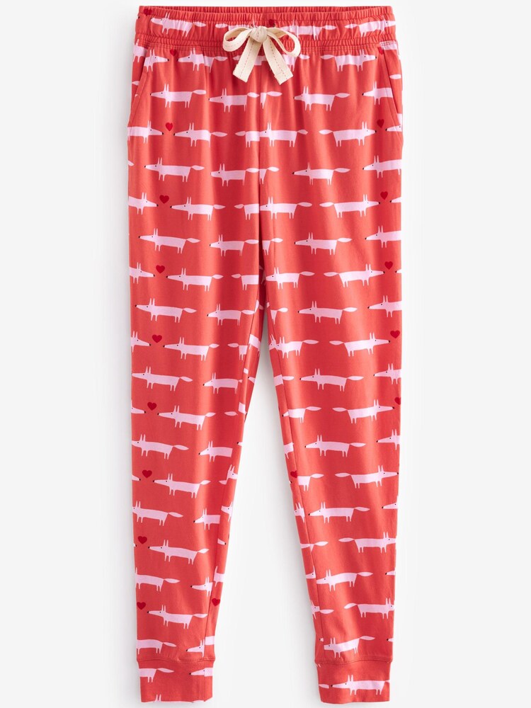 Czerwony - Mr Fox Scion At Next Cotton Pyjamas - Image 6 of 7