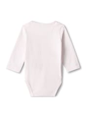 Lila - Calvin Klein Newborn Signature Logo Bodysuit - Larawan 3 ng 3