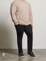 BadRhino Big & Tall Black Cotton Twill Trousers - Image 1 of 6