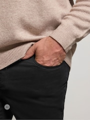 BadRhino Big & Tall Black Cotton Twill Trousers - Image 4 of 6