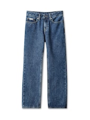 Calvin Klein Blue Straight Fit Jeans - Image 5 of 5