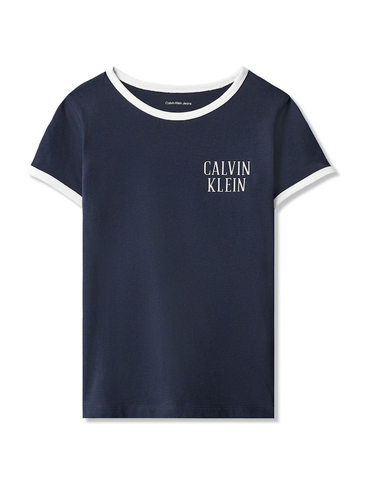 تيشِرت بشعار Ringer من Calvin Klein - صورة 6 من 6 تيشِرت بشعار Ringer من Calvin Klein - صورة 6 من 6