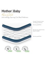 Mother&Baby Anti Allergy Sprung Cot Bed Mattress - Image 3 of 3