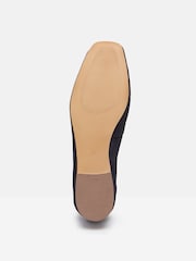 Joules Sloane Narrow Fit Navy Blue Suede Loafers - Image 6 of 6