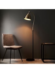 Gallery Home Antique Brass Langley Floor Lamp - Image 2 of 3