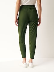 Khaki Green Jersey Joggers - Image 3 of 7