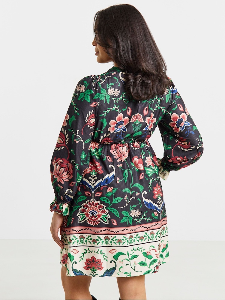Simply Be Border Print Skater Dress - صورة 2 من 4 Simply Be Border Print Skater Dress - صورة 2 من 4