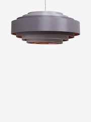 Grey And Copper Rico Easy Fit Shade 5 Tier Ceiling Light - Image 4 of 7