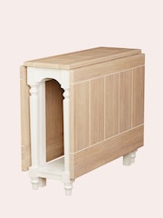 Laura Ashley White Dorset Drop Leaf Dining Table - Image 2 of 6