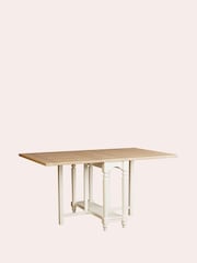 Laura Ashley White Dorset Drop Leaf Dining Table - Image 5 of 6