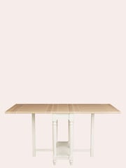 Laura Ashley White Dorset Drop Leaf Dining Table - Image 6 of 6