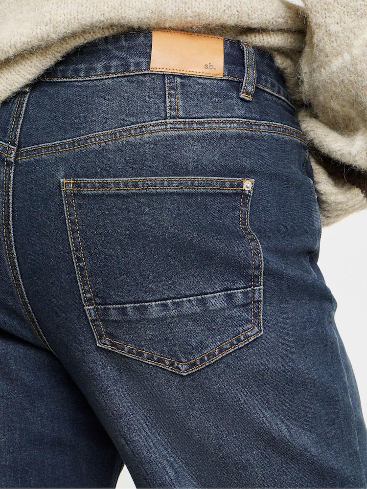 Buy Simply Be Blue Turn Up Straight Wide Leg Jeans from Next Israel