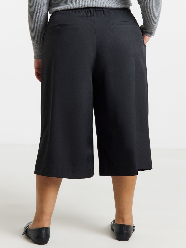 Simply Be Black Culottes - Image 2 of 4 Simply Be Black Culottes - Image 2 of 4