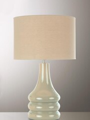 Village At Home Grey Raj Table Lamp - Image 1 of 3