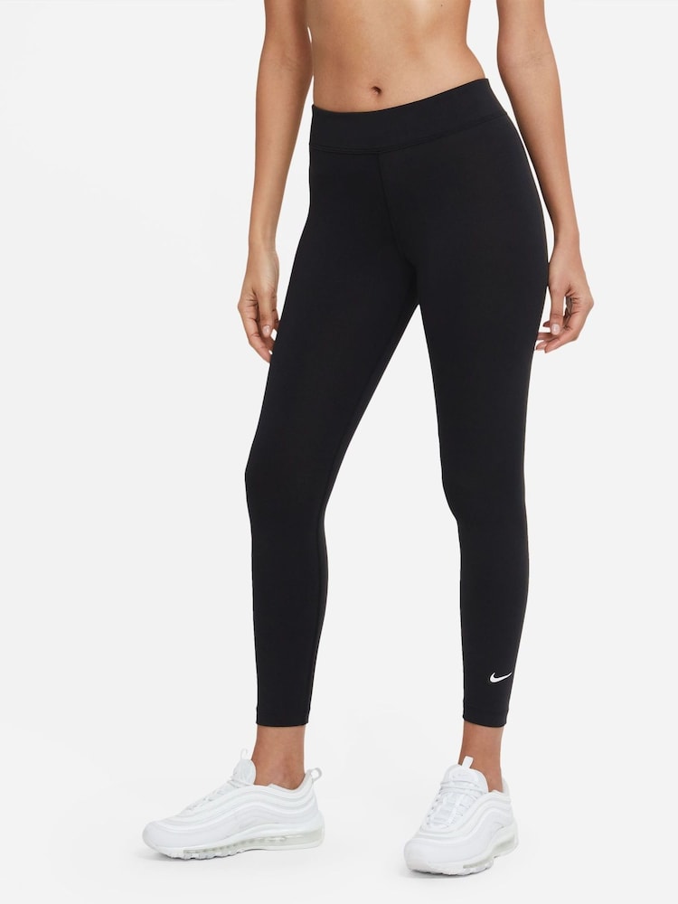 Negro - Leggings 7/8 básicos de ropa deportiva Nike - Imagen 1 de 5