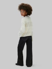 Jeans preto - Calça jeans Calvin Klein de cintura alta e wide leg - Imagem 2 de 5