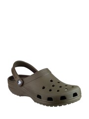 Crocs Brown Classic Clogs - Image 2 of 5