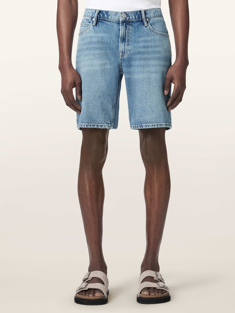 AllSaints Blue Switch Shorts - Image 1 of 8