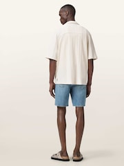 AllSaints Blue Switch Shorts - Image 7 of 8