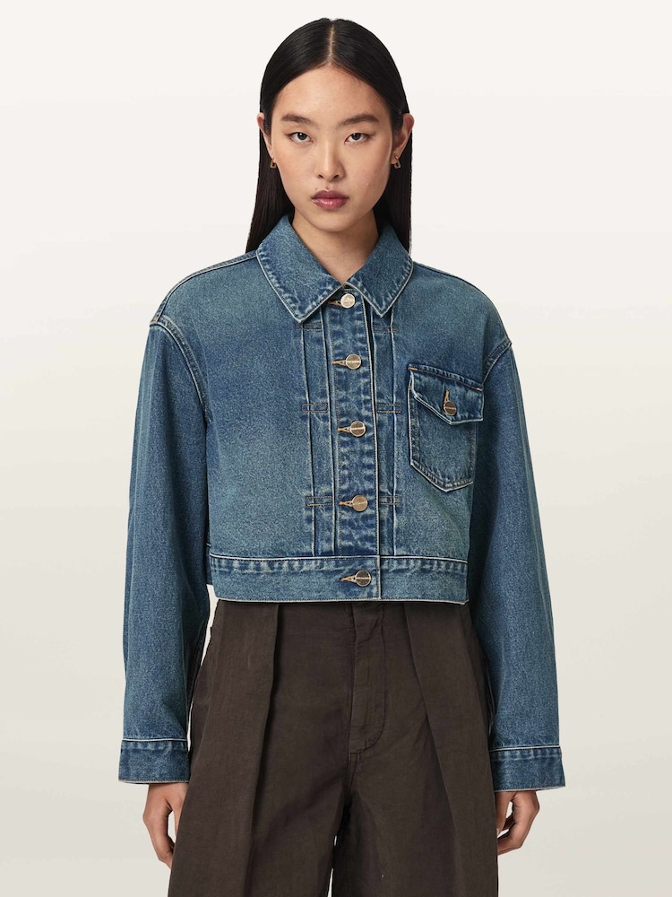 AllSaints Blink ošišana jakna - Slika 1 od 6