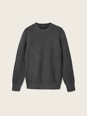 AllSaints Grey Aspen Crew Neck Jumper - Image 1 of 1