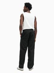 AllSaints Black Hanbury Trousers - Image 5 of 8