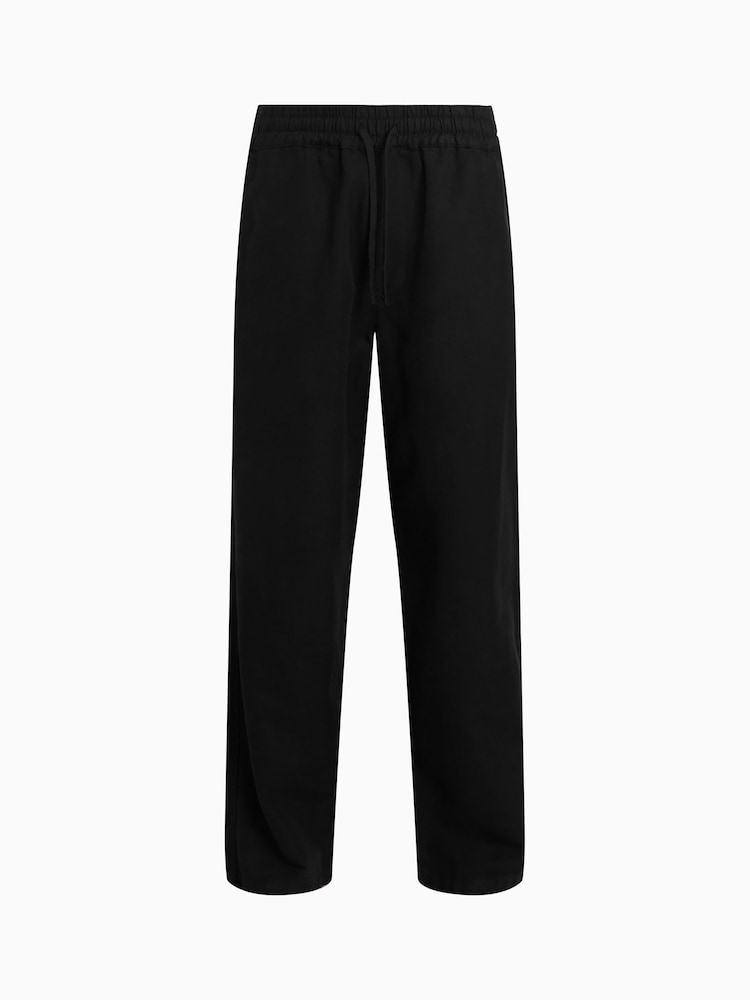 AllSaints Black Hanbury Trousers - Image 6 of 8