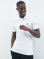 أبيض - قميص بولو كلاسيكي من Lyle & Scott  - صورة 2 من 7