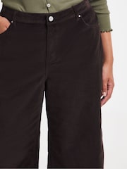Simply Be Brown Cord Culotte Jeans - Image 4 of 4