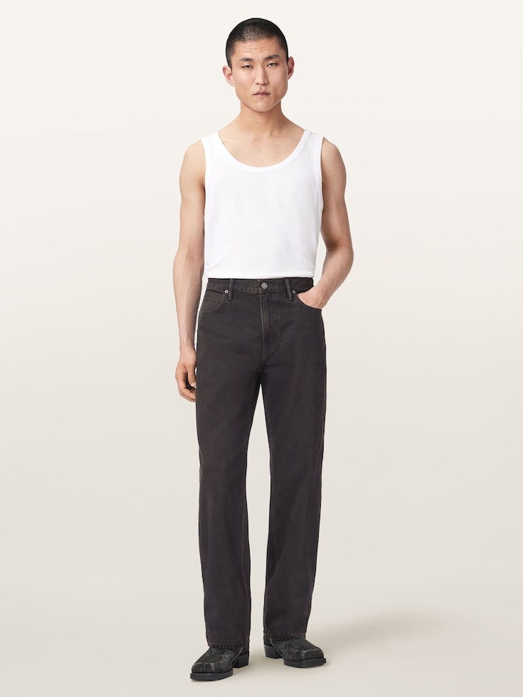 AllSaints Brown Mullen Jeans - Image 2 of 8
