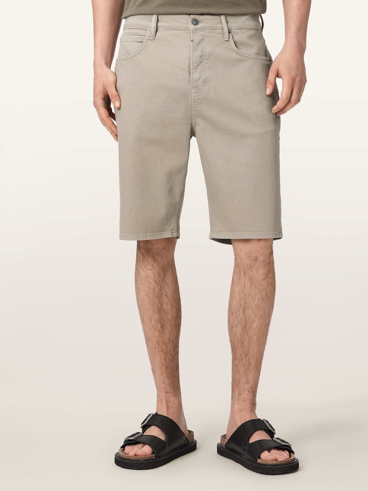 AllSaints Brown Switch Shorts - Image 1 of 7
