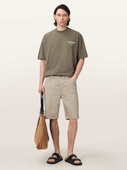 AllSaints Brown Switch Shorts - Image 5 of 7