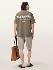 AllSaints Brown Switch Shorts - Image 6 of 7